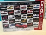Corvette Jig Saw Puzzle Evolution Of The American Car 1000 Pieces Sealed. Fixed Price $12.00.