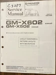 Pioneer GM-X602 GM-X502 Power Amplifier Service Repair Manual With Microfiche. Fixed Price $18.94.