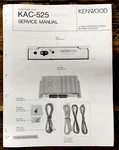 Kenwood KAC-525 Amplifier Service Manual *original*. Fixed Price $14.97.