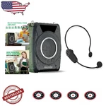 Portable Voice Amplifier 20W Wireless Mic Bt 5.0 Waterproof Pa System. Fixed Price $219.89.