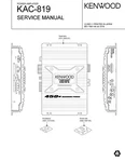 Service Manual For Kenwood KAC-819. Fixed Price $12.32.