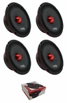 DS18 PRO-X6.4BMSL 1600 Watt 6.5" Slim Midrange Speakers Bullet Ohm Shallow. Fixed Price $198.03.