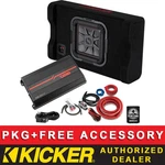 Kicker 500W L7TDF102 10" Car Audio Sub Package + Class Amplifier 4AWG Kit. Fixed Price $524.98.