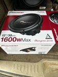 Pioneer TS-W311D4 12" 1400W Car Subwoofer. Fixed Price $169.99.