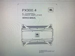 Jbl PX300.4 Service Manual Digital. Fixed Price $5.99.
