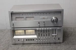 Vintage Silver Face Jvc JA-S44 Integrated Stereo Amplifier + JT-V22 Fm Tuner. Fixed Price $300.00.