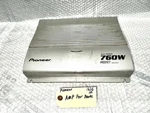 Pioneer GM-X962 760 Watt Bridgeable 2-CH Power Amplifier Untested. Fixed Price $34.88.