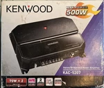 Kenwood KAC-5207 Max Power 500W Car Amplifier 70WX2 New In Box. Fixed Price $163.98.
