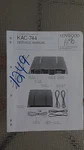 Kenwood KAC-744 Service Manual Original Repair Book Stereo Amplifier. Fixed Price $20.00.