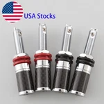4PCS Copper Long Amplifier Speaker Banana Female Terminal Binding Post Socket. Fixed Price $20.90.