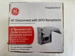 Ge Amp 240-VOLT Non-fuse Disconnect With Gfci Receptacle TFN60RGFRCP. Fixed Price $59.00.