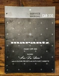 Marantz CAR-330 Stereo Service Manual *original*. Fixed Price $24.97.