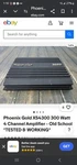 Scool Phoenix Gold Amp.. Fixed Price $250.00.
