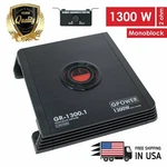New Gravity Monoblock Watts Car Audio Stereo Amplifier GR1300.1. Fixed Price $84.99.