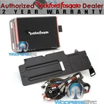 Pkg Rockford Fosgate PBR400X4D 4CHANNEL Amplifier + RFX3-K8 Wiring Kit Canam. Fixed Price $469.99.