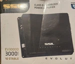 Sound Storm Laboratories EV3000D 1 Channel Car Amplifier. Fixed Price $150.00.