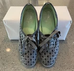 Taylor Swift Keds Charcoal Hearts Sneakers Shoes Women Size 6.5 / 37 Eu. Fixed Price $9.99.