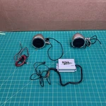 Chrome Handlebar Audio Speakers W/ Boss Rebel Amp MC500 As Is Parts Low Volume. Fixed Price $44.99.
