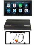 Alpine ILX-W670 + KTA-450 CAM1800B Bundle 7" Mechless 400W Amplifier & Camera. Fixed Price $499.90.