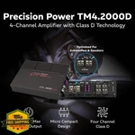 Precision Power TM4.2000D Trax Micro Ch Car Stereo Amplifier. Fixed Price $129.99.