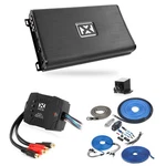 Nvx VAD10004V2 1000W 4-CH Marine Amp, XFLOC4 Converter + XKIT44 Gauge Wiring. Fixed Price $421.97.