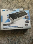 Soundstream ST4.1200D Stealth Series 1200W Class 4-CHANNEL Car Amplifier (new). Fixed Price $124.99.