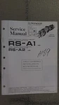 Pioneer RS-A1 A2 Service Manual Original Repair Book Stereo Amplifier. Fixed Price $47.50.